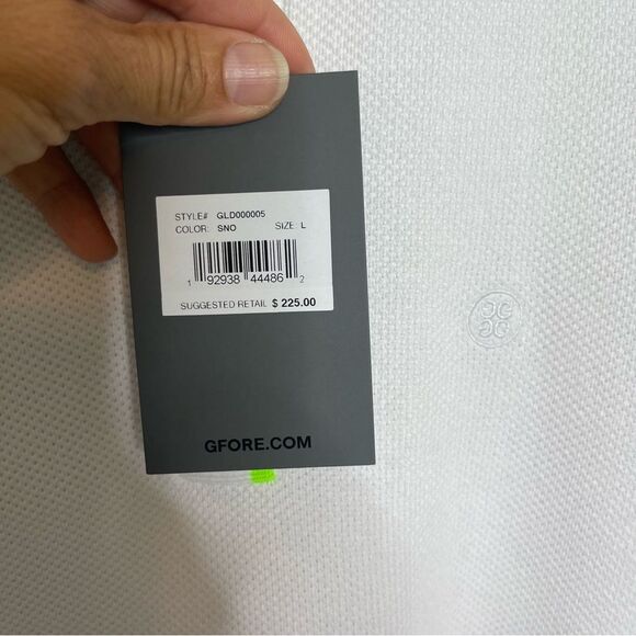 G/FORE Womens Cotton Pique SL Polo Dress NWT Large - Picture 11 of 11